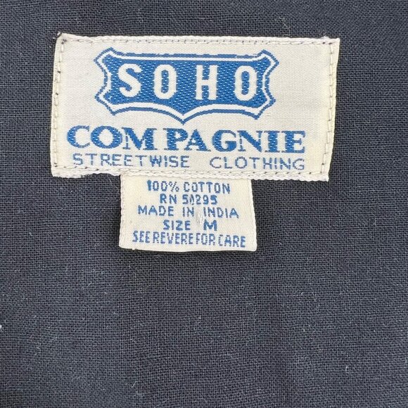 Soho Compagnie Vintage 80s 90s Embroidered Camel Vest Medium Made In India - Picture 3 of 6